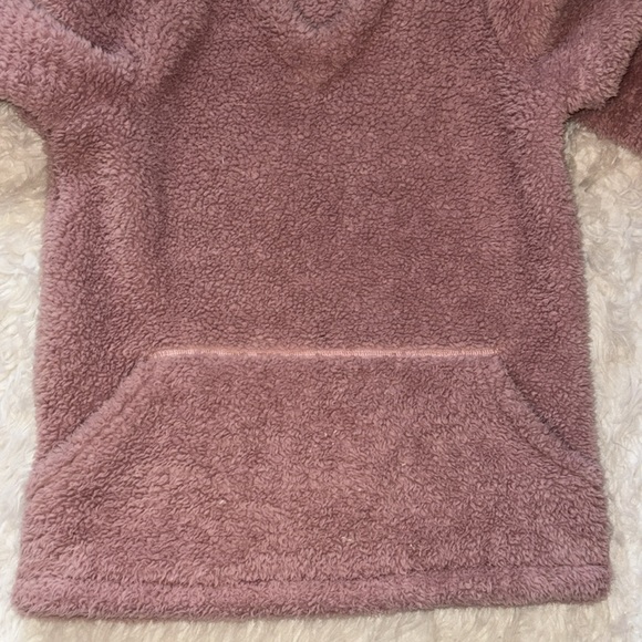 Pink Lily Sherpa Pullover Hoodie, Size S - Picture 4 of 10